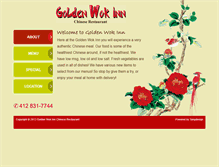 Tablet Screenshot of goldenwokinn.com